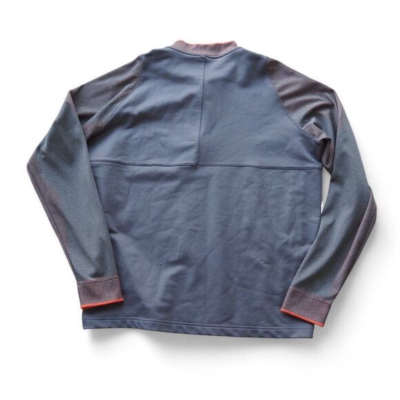 Nike Golf Tour Performance Dri-Fit 1/4 Pullover Grey / Orange 687006-021 Men's L - Picture 2 of 10